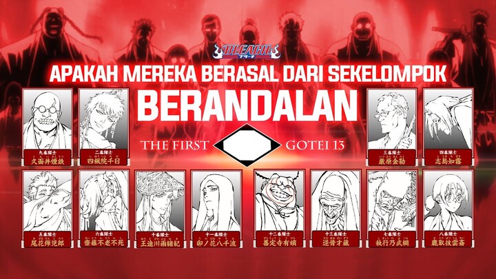 NAMA PARA KAPTEN DAN DIVISI GOTEI 13 GENERASI PERTAMA