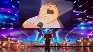 Peter Griffin, Elmo & More Sing Wrecking Ball On Britain's Got Talent