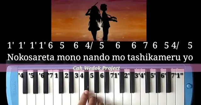 not angka pianika orange 7 - Bstation