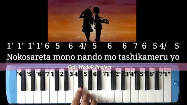 ORANGE BY 7 PIANIKA COVER TUTORIAL YOUR LIE IN APRIL ED [FULL + NOT ANGKA]!!! - Bstation