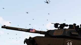 ArmA 3 - American Drone Swarms Liberating some random African Country