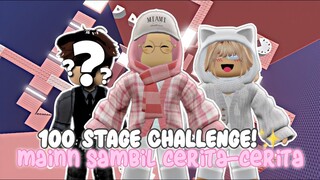 KEMANA KITA SELAMA 1 MINGGU GA UPLOAD⁉️😳 100 Stage Challenge! ✨| Roblox Indonesia 🇮🇩 |