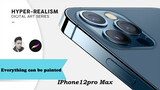 [Lukisan] Menggambar dengan iPhone 12 Pro Max Procreate|<Tom's Diner>