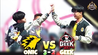 How ONIC ESPORTS Beat GEEK FAM in MPLI 2022 Grand Finals…