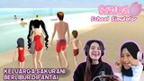 Reaksi Firly Channel & Ani Nurhayani Liburan Di Game Sakura School Simulator, SERU ABIS!!!