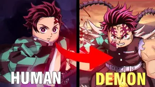Becoming DEMON KING TANJIRO In This DEMON SLAYER GAME.. |  Project Slayers