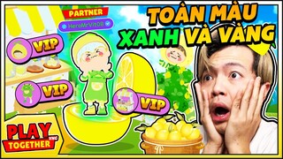 Mr Vịt 1 ngày Sống cùng MÀU XANH và VÀNG trong Play Together !!!