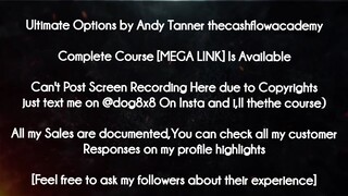 Ultimate Options by Andy Tanner thecashflowacademy course download