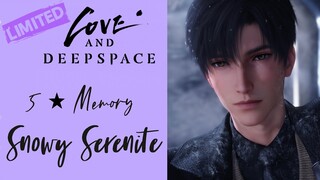 Zayne: Snowy Serenite | 5 Star Memory Kindled | Limited | Love and Deepspace | Entwined Shadows