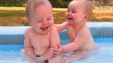 ทารกที่น่ารักที่สุดเล่นน้ำล้มเหลว วิดีโอเด็กตลก