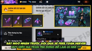 Free Fire| Bất ngờ nhận được trước 1 gói quà chứa những phần quà toàn Free cho toàn server !