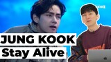 Korean reaction to BTS Jungkook - Stay Alive (Prod. SUGA)