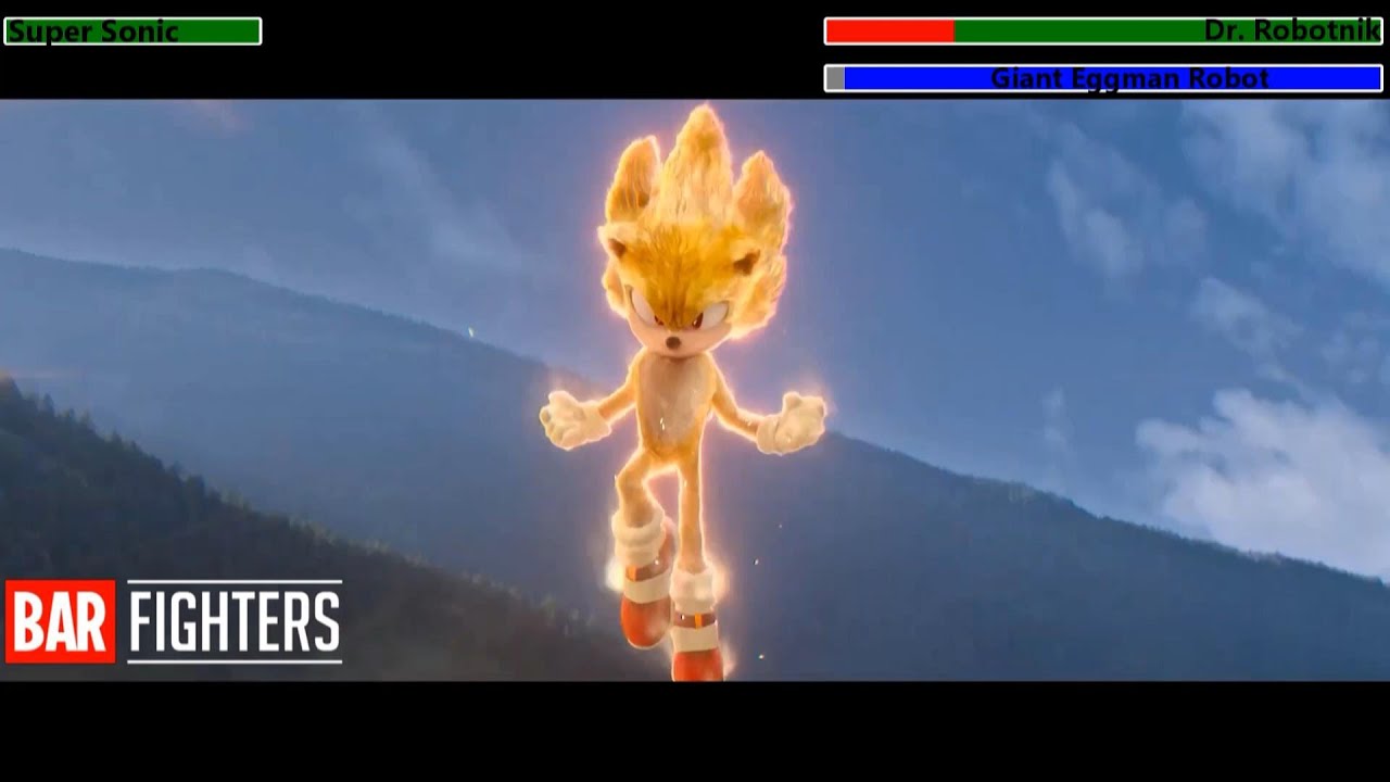 Super Sonic' Fight Scene  Sonic the Hedgehog 2' Scene Clip Teaser Me -  BiliBili