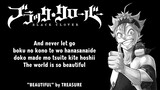 Black Clover Ending 13 Full『BEAUTIFUL』by TREASURE | Lyrics