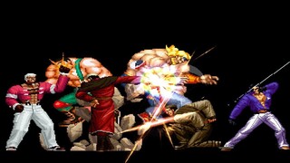 MUGEN Saturday Night Slammasters VS KOF：Ortega Team VS Goenitz Team