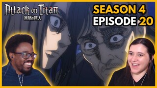 TWIST 😲 THE POWER OF THE ATTACK TITAN REVEALED | Attack on Titan Season 4 Part 2 Episode 20 Reaction