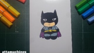 How to draw batman ( Vẽ  người dơi )