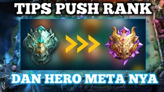 TIPS DAN HERO PUSH RANKED SAMPAI MYTHIC SEASON 30 MLBB