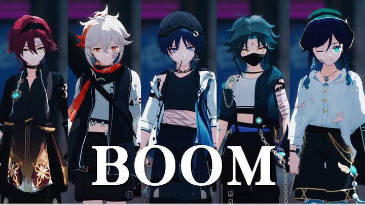 【原神MMD】风系少年团——BOOM『浮疯』