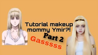 makeup tutorial cosplay ymir Fritz