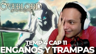 TRAMPAS BIEN PREPARADAS | CAP 11 OVERLORD T.4 REACCIÓN (4x11)