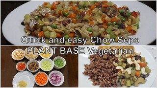 Chow Sepo Recipe PLANT BASE Vegetarian Vegan