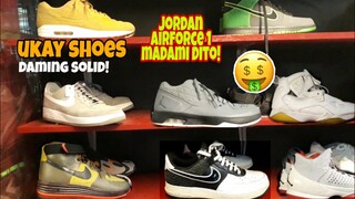 JORDAN AT AF1 meron dito!MGA SOLID PA!ukay shoes anonas