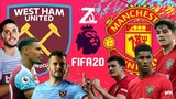 FIFA 20 - เวสต์แฮม VS แมนยู - พรีเมียร์ลีกอังกฤษ[นัดที่6]