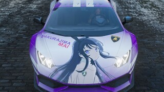 【Horizon 4】Ajari Anda cara menggambar Mai Sakurajima Itache, kakak perempuan Mai, di dalam game