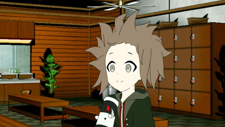 [ดันกันรอนปะ: อย่าลืมแฮปปี้ ฮ่าวอค] Naegi Makoto เพิ่งเป่าผมให้แห้ง