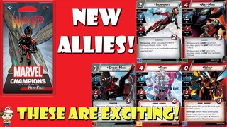 New Marvel Champions Allies Revealed! Miles Morales, Ironheart, Thor! (Wasp Hero Pack Reveals)