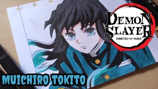 Coloring Muichiro Tokito ( Kimetsu no Yaiba S3: Swordsmith Village Arc ) - Mizuart