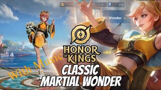Honor of Kings: Martial Wonder Gameplay BUSENG KEREN BANGET INI HERO!!! part 1 (reupload with music)