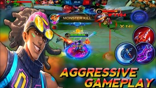 BRUNO AGGRESSIVE GAMEPLAY  - TOP GLOBAL/PHILIPPINES BRUNO - MASTER BODAK MLBB