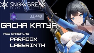 Gacha Katya Hokikah ? New Gameplay Paradox Labyrinth - Snowbreak Containment Zone