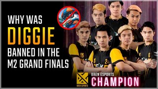 Why was Diggie a priority ban for Bren Esports in the M2 Grand Finals? Mobile Legends