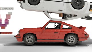 เมื่อเปรียบเทียบ CaDA กับ Lego's retro 911 เราเห็นอะไรอีกบ้าง?