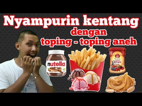 Dapat toping yang mana ya??? #kentanggorengchallenge