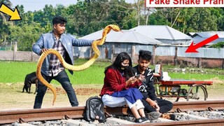 Fake Snake Vs Crazy Girl Reaction Prank 2022!Try To Not Lough!!Part 2