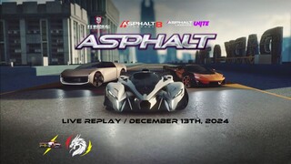 Asphalt 8, Asphalt Legends Unite, and Asphalt 9 China | Live Replay for December 13th, 2024 (GMT+8)