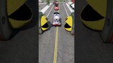 Weird Skibidi Toilets & Weird Cars Driving Between Pac-Man Bollards | BeamNG.Drive