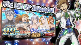 JP 99x RETRY SUMMONS!!! GOING FOR WHITE DAY FINRAL! - Black Clover Phantom Knights