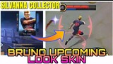 Bruno PSG STRIKER SKIN | Chang'e New Epic Skin Gameplay | SILVANNA Collector Skin Update | MLBB
