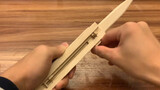 "Tutorial" how to make a straight jump knife with an ice cream stick (this should be the easiest str