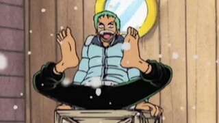 Zoro teaching Shanks how to clap