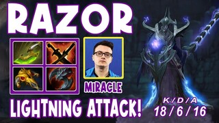 Miracle Razor Hard Carry Highlights Gameplay with 18 KILLS | LIGHTNING ATTACK! | Dota 2 Expo TV