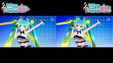 Catch The Wave - Hatsune Miku: Project DIVA PV Comparison [Mega Mix, Mega Mix+] 4K