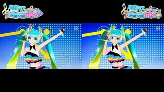 Catch The Wave - Hatsune Miku: Project DIVA PV Comparison [Mega Mix, Mega Mix+] 4K