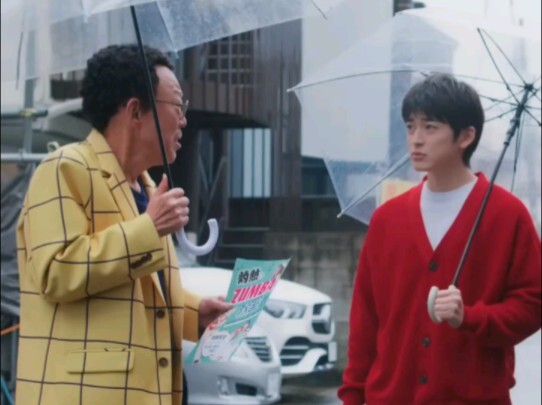 "Crayon Shin-chan"'s first live-action commercial short: This is what the headmaster looks like