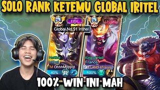 LAGI SOLO RANK KETEMU GLOBAL IRITEL